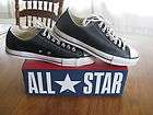   CONVERSE CHUCK TAYLOR ALL STAR BLACK LEATHER SZ 9.5 MADE IN USA
