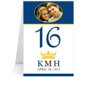   Number Cards   Monogram Crown Apparent #1 Thru #30