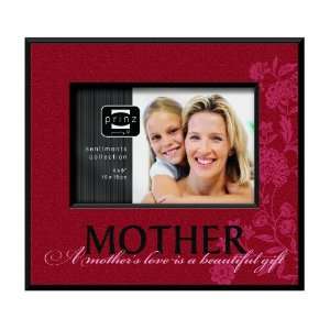   Prinz 6 by 4 Inch Heart Strings Mother Red Wood Frame