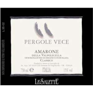  2001 Le Salette Pergole Vece Amarone Della Valpolicella 