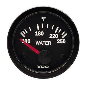  VDO 310105 Vision Style Electrical Water Temperature Gauge 
