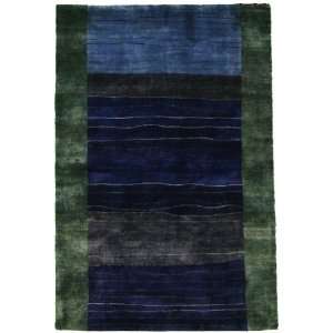  41 x 62 Navy Blue Persian Hand Knotted Wool Kashkuli 
