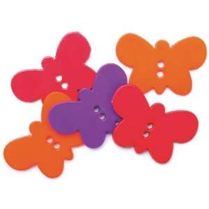   Findings Buttons, Butterfly Zone, 5/Pkg Arts, Crafts & Sewing