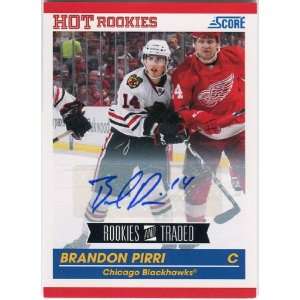   11 Score Signatures #651 Brandon Pirri Autograph Sports Collectibles