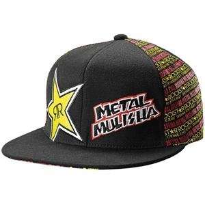  Metal Mulisha Rockstar Front Face Hat   Large/X Large 