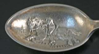 Gorham Figural Sleepy Hollow Sterling Souvenir Spoon  