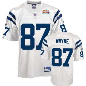 Reggie Wayne White Reebok Super Bowl XLI Indianapolis Colts Jersey 