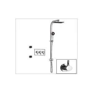  Aqua Brass Universal Shower Kit with X Lever Handle KIT73 