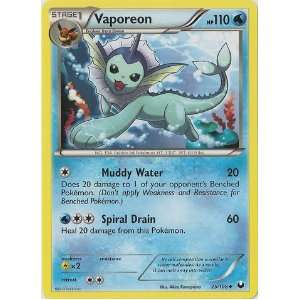  Pokemon   Vaporeon (25)   BW   Dark Explorers Toys 