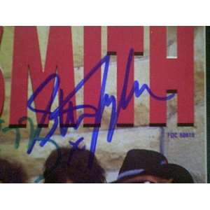  Aerosmith 1988 Magazine Signed Steve Tyler Joe Perry Tom 