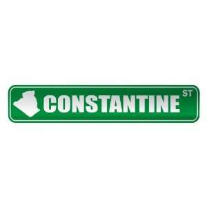     CONSTANTINE ST  STREET SIGN CITY ALGERIA