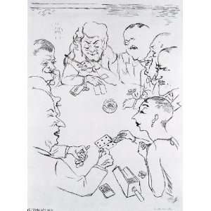  FRAMED oil paintings   George Grosz   24 x 32 inches 