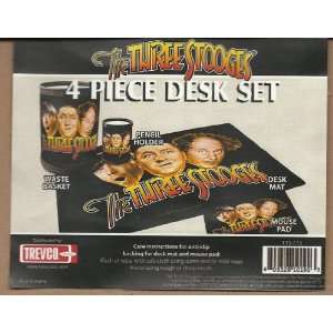  THE THREE STOOGES DECORATIVE 4 PIECE DESK SET Office 