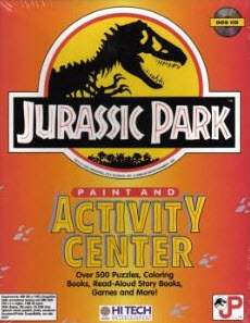 Jurassic Park Paint & Activity Center PC CD kids games  