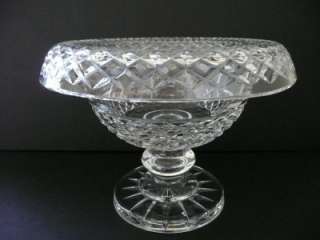 WATERFORD CRYSTAL 10 FOOTED TURNOVER BOWL  