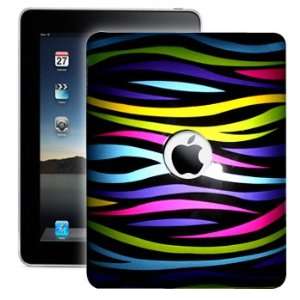 Premium   Apple iPad Rainbow Zebra Cover   Faceplate   Case   Snap On 