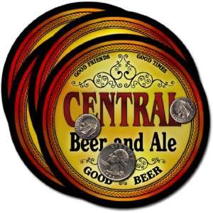  Central, AK Beer & Ale Coasters   4pk 