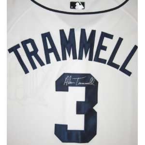 Alan Trammell Autographed Authentic Home Jersey