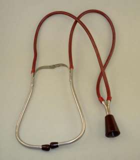 Antique Doctor Bakelite & Brass Parts Stethoscope  