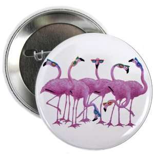  2.25 Button Cool Flamingos with Sunglasses Everything 