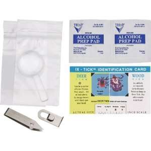 Tick Removal Kit with Precision Tweezers & Instructions
