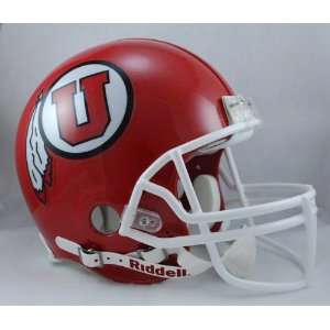   Utah Utes Authentic Pro Line Riddell Full Size Helmet Sports