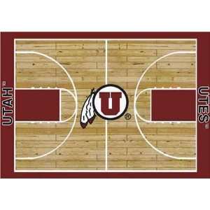  NCAA Home Court Rug   Utah Utes