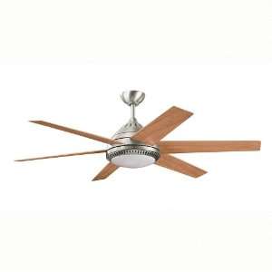 Ceres Collection 56ö Antique Pewter Ceiling Fan with Light Cherry 