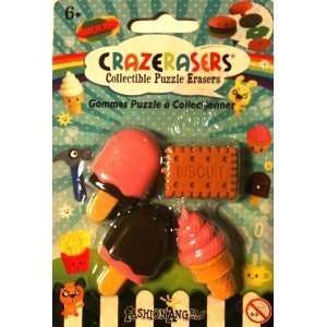   Mini erasers)   Crazerasers Collectible Erasers Series #1 Toys