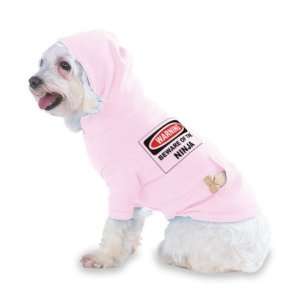  OF THE NINJA Hooded (Hoody) T Shirt with pocket for your Dog or Cat 