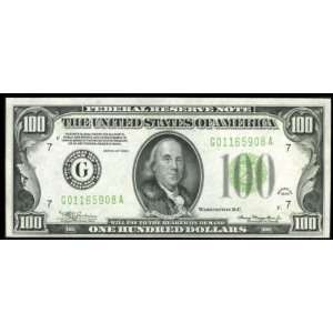   1934 $1o0 Bill    Federal Reserve Bank of Kansas City 