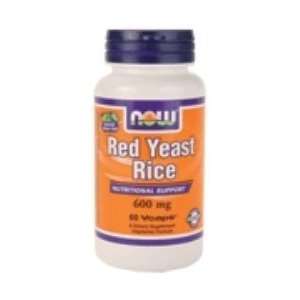  Red Yeast Rice 600 mg 60 VCaps NOW Foods Health 