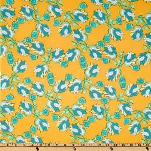  44 Wide Art Journal Tulip Golden Orange Fabric By The 