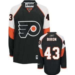  Martin Biron Jersey Reebok Black Philadelphia Flyers 