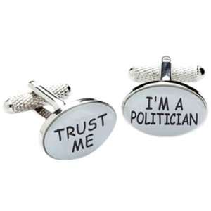 Trust me Politician cufflinks