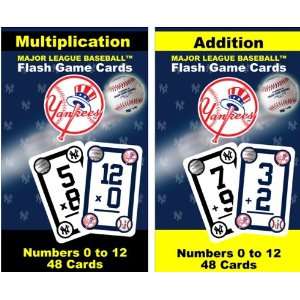 MLB Math Flash Cards Addition and Multiplication   Yankees (2 