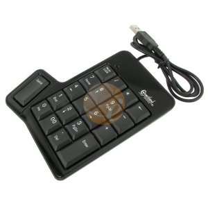  DSI USB Numeric Keypad, 19keys+tab , Black Electronics