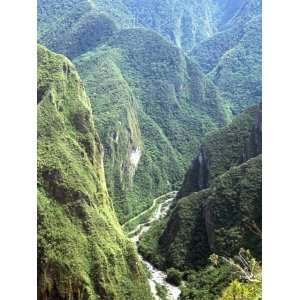 Granite Gorge of Rio Urabamba, Seen from Approach to Inca Ruins, Machu 