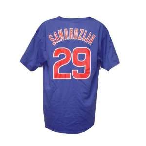 Jeff Samardzija Chicago Cubs Royal Blue Jersey Name and Number T Shirt 
