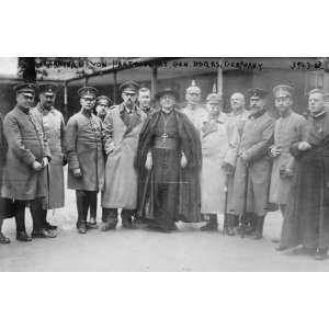  early 1900s photo Cardinal Von Hartmann at Gen. Hdqrs 