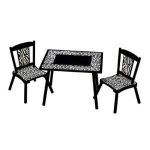 Wild Side Table & 2 Chair Set