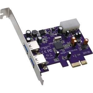  USB 3.0 PCIE CONTROLLER CARD FOR MAC AND WIN USBCON. 2 x USB 3.0 USB