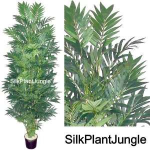  Silk Artificial Potted Double 7 foot 9 inch Bamboo Palm 