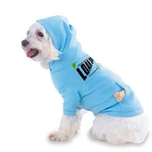   SHARK Hooded (Hoody) T Shirt with pocket for your Dog or Cat LARGE Lt