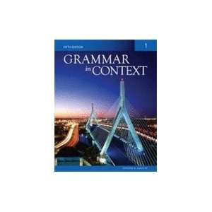    Grammar in Context   Book 1 5TH EDITION Sandra NElbaum Books