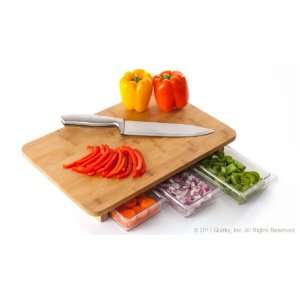  Quirky PMOC1 WD01 Mocubo Bamboo Cutting Board with Prep 