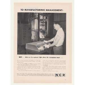  1963 NCR Transacter Source Data Collection System Print Ad 