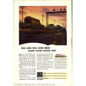   War Jobs well done mean lower future power cost Vintage Ad Home