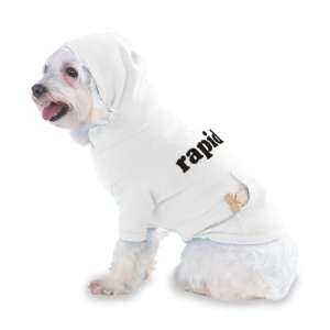 rapid Hooded T Shirt for Dog or Cat LARGE   WHITE Pet 