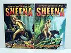 Set of 2 Sheena Queen of Jungle Graphic Novel/Comic Bo